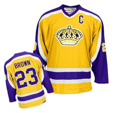 Los Angeles Kings Dustin Brown #23 Gold Premier Jersey