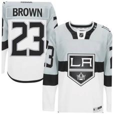 Los Angeles Kings Dustin Brown #23 White/Grey 2015 Stadium Series Jersey