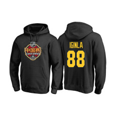 Los Angeles Kings #88 Jarome Iginla Black 2017 China Game Pullover Hoodie