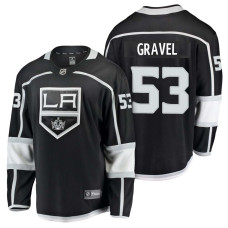 Los Angeles Kings #53 Breakaway Player Kevin Gravel Jersey Black