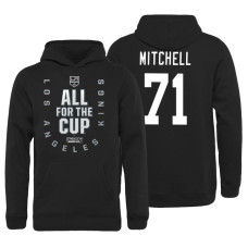 Youth Los Angeles Kings #71 Torrey Mitchell Bound Behind The Net Pullover Black Hoodie 2018 Stanley Cup Playoffs