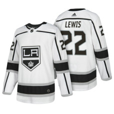 Los Angeles Kings #22 Trevor Lewis White 2018 New Season Authentic Team Away Jersey