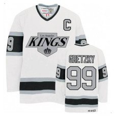 Los Angeles Kings Wayne Gretzky #99 White Throwback Jersey