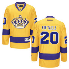 Los Angeles Kings Luc Robitaille #20 Gold Alternate Jersey