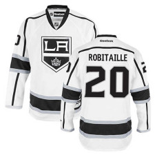 Los Angeles Kings Luc Robitaille #20 White Away Jersey