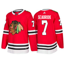 Male Brent Seabrook Chicago Blackhawks #7 Red 2018 New Season Team Home Jersey