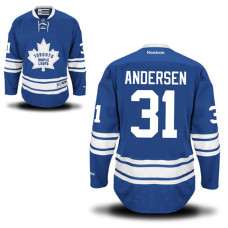 Toronto Maple Leafs Frederik Andersen #31 Royal Blue Alternate Premier Jersey