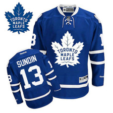 Toronto Maple Leafs Mats Sundin #13 Blue 2016-17 New Season Alternate Jersey