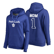 Toronto Maple Leafs 2018 Fanatics Mother's Day Number 1 Mom Pullover Hoodie Royal