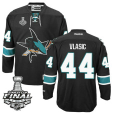 San Jose Sharks Marc-Edouard Vlasic #44 Black 2016 Stanley Cup Alternate Champions Jersey