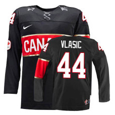 Women's Canada Team Marc-Edouard Vlasic #44 Black Premier Olympic Jersey