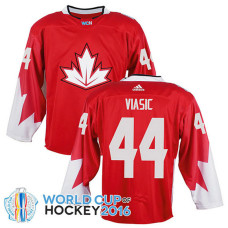 Canada Team Marc-Edouard Vlasic #44 Red 2016 World Cup Jersey