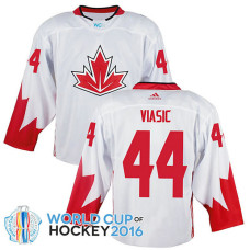 Canada Team Marc-Edouard Vlasic #44 White 2016 World Cup Jersey