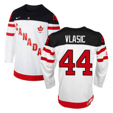 Canada Team Marc-Edouard Vlasic #44 White 100th Anniversary Premier Olympic Jersey