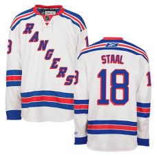 New York Rangers Marc Staal #18 White Away Jersey