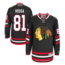 Youth Chicago Blackhawks Marian Hossa #81 Black 2014 Stadium Series Jersey