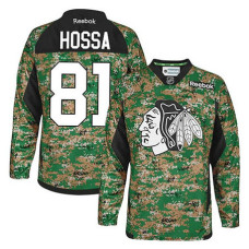 Chicago Blackhawks Marian Hossa #81 Camo Veteran's Day Jersey