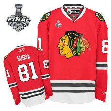 Chicago Blackhawks Marian Hossa #81 Red 2015 Stanley Cup Home Jersey