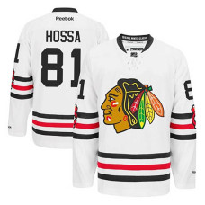 Women's Chicago Blackhawks Marian Hossa #81 White 2015 Winter Classic Jersey