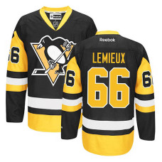 Pittsburgh Penguins Mario Lemieux #66 Black/Gold Alternate Jersey