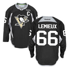 Pittsburgh Penguins Mario Lemieux #66 Black Practice Jersey