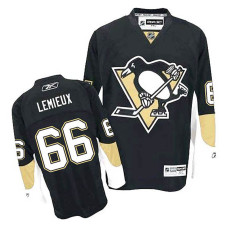 Women's Pittsburgh Penguins Mario Lemieux #66 Black Home Jersey