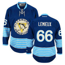 Women's Pittsburgh Penguins Mario Lemieux #66 Navy Blue Alternate Jersey