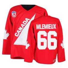 Canada Team Mario Lemieux #66 Red Premier Olympic Jersey