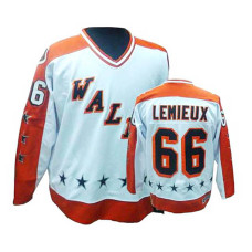 Pittsburgh Penguins Mario Lemieux #66 White Throwback Jersey