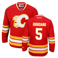 Calgary Flames Mark Giordano #5 Red Alternate Authentic Jersey