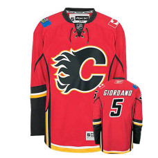 Calgary Flames Mark Giordano #5 Red Highest-Paid Player Home Jersey