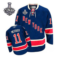 New York Rangers Mark Messier #11 Navy Blue 2014 Stanley Cup Alternate Jersey