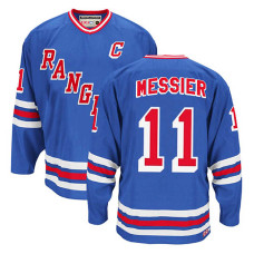 New York Rangers Mark Messier #11 Royal Blue Throwback Jersey