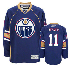 Edmonton Oilers Mark Messier #11 Navy Blue Alternate Jersey