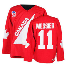 Canada Team Mark Messier #11 Red Premier Olympic Jersey