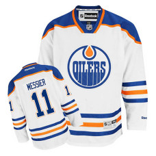 Edmonton Oilers Mark Messier #11 White Away Jersey