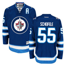 Winnipeg Jets Mark Scheifele #55 Navy Blue Home Jersey