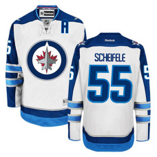 Winnipeg Jets Mark Scheifele #55 White Away Jersey