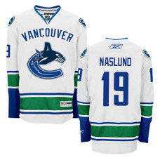 Vancouver Canucks Markus Naslund #19 White Away Jersey