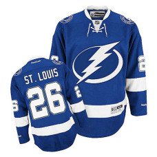 Tampa Bay Lightning Martin St. Louis #26 Royal Blue Home Jersey 2022 Stanley Cup Finals Patch