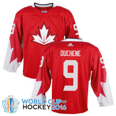 Canada Team Matt Duchene #9 Red 2016 World Cup Jersey