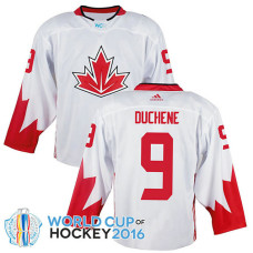 Canada Team Matt Duchene #9 White 2016 World Cup Jersey