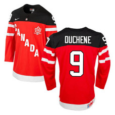 Canada Team Matt Duchene #9 Red 100th Anniversary Premier Olympic Jersey