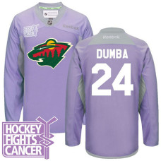 Matt Dumba Minnesota Wild #24 Purple Hockey Fights Cancer Jersey