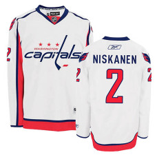 Washington Capitals Matt Niskanen #2 White Away Jersey