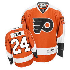 Philadelphia Flyers Matt Read #24 Orange Home Jersey