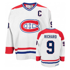 Montreal Canadiens Maurice Richard #9 White Jersey