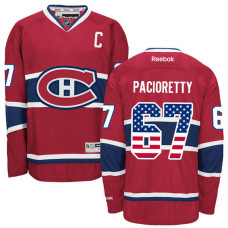 Montreal Canadiens Max Pacioretty #67 Red Home American Flag Jersey