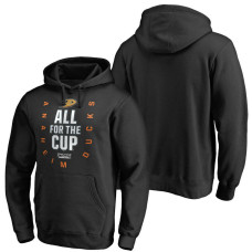 Black Stanley Cup Playoffs Pullover Hoodie Anaheim Ducks