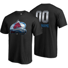 Colorado Avalanche Black Midnight Mascot Custom T-Shirt